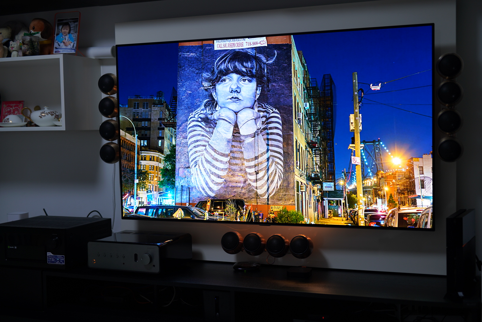 本站首发，LG OLED65C8P OLED电视 开箱安装