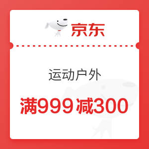 京东 运动户外 满999减300