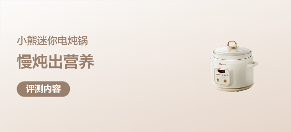 迷你小熊电炖锅，慢炖出营养，美味轻松享
