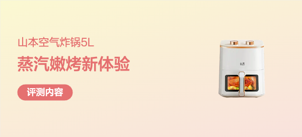 山本空气炸锅开箱测评：蒸汽嫩烤新体验，大容量更省心！