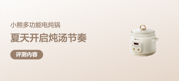 夏天开启炖炖炖节奏，小熊电炖锅让我过上了每天喝汤跟糖水的生活